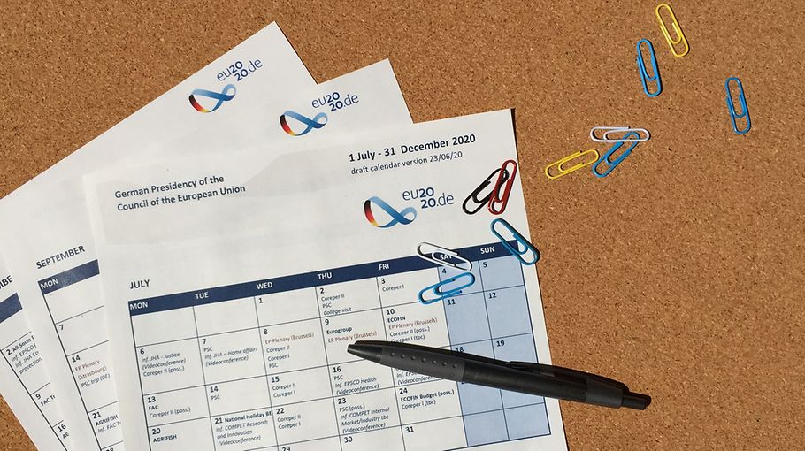 Digitaler Kalender der deutschen Ratspräsidentschaft online